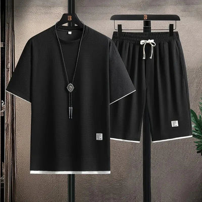 Ricky | MEN'S WAFFLE KNIT LOUNGE SET