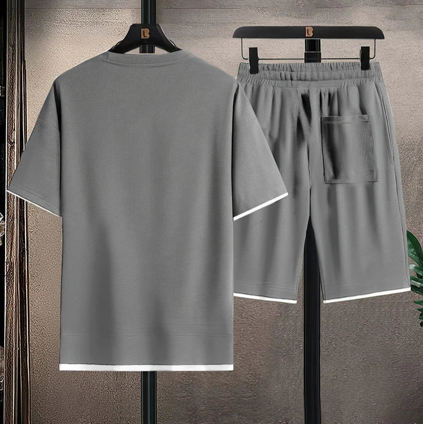 Ricky | MEN'S WAFFLE KNIT LOUNGE SET