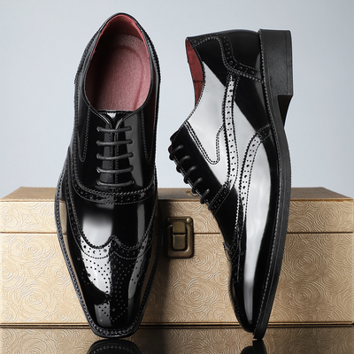 Cambridge™ | Leather Brogue Shoes