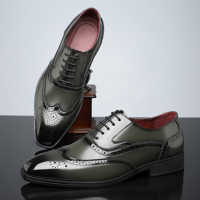 Cambridge™ | Leather Brogue Shoes