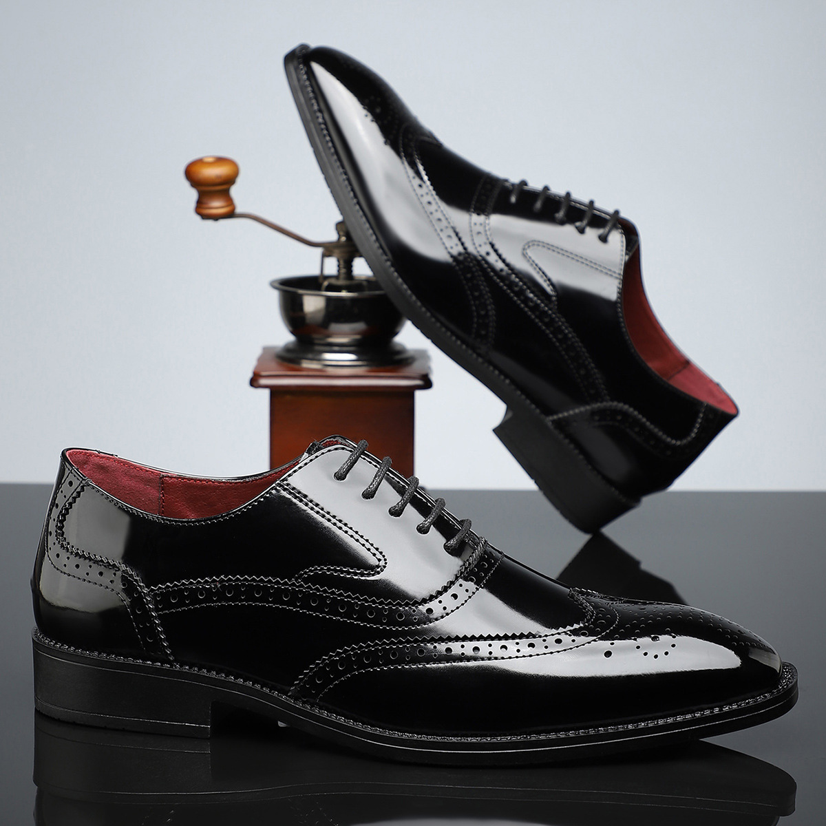 Cambridge™ | Leather Brogue Shoes