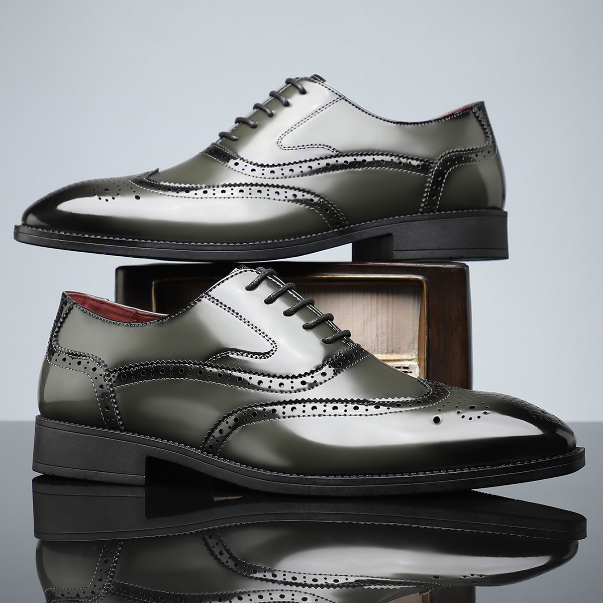 Cambridge™ | Leather Brogue Shoes