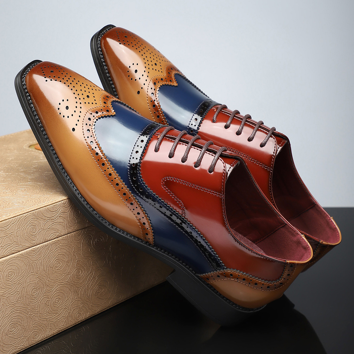 Cambridge™ | Leather Brogue Shoes