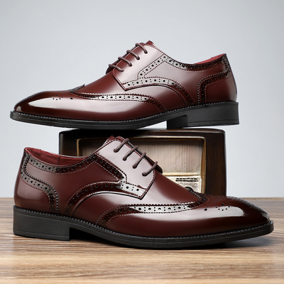 Cambridge™ | Leather Brogue Shoes