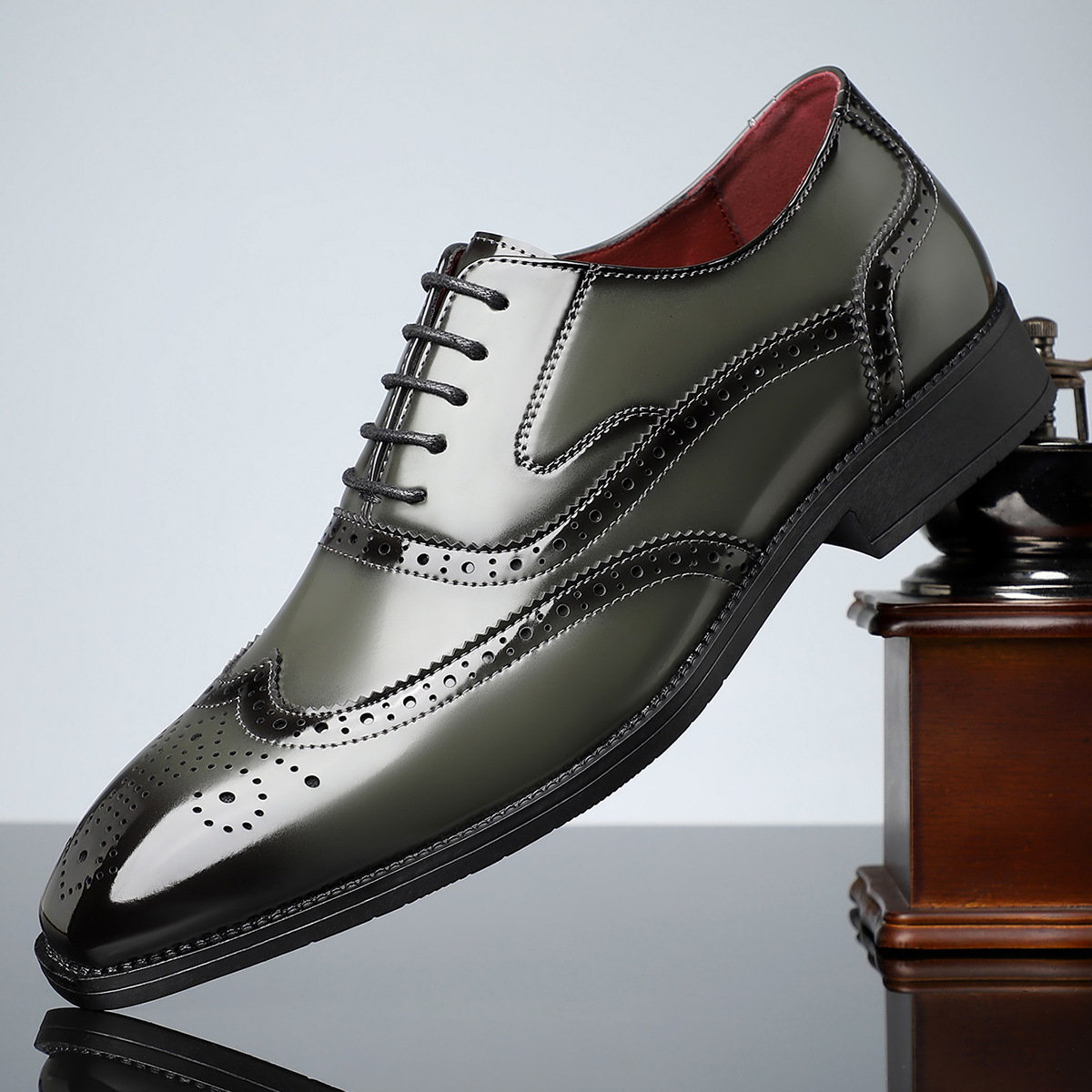 Cambridge™ | Leather Brogue Shoes