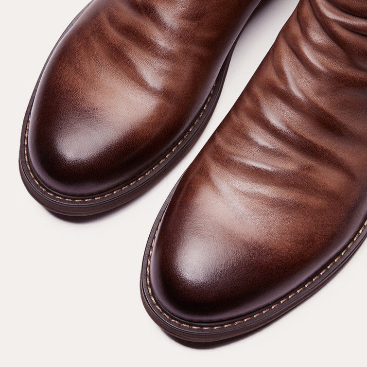 Gabriel™ | Soft leather Chelsea boots